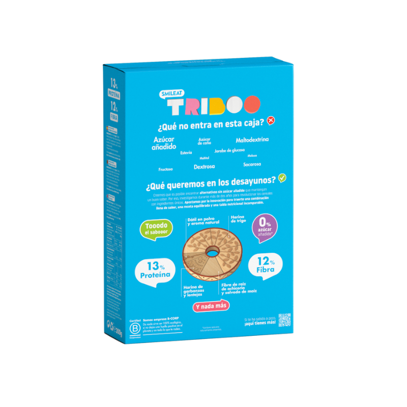 Cereales para el desayuno Triboo Eco 300g Smileat