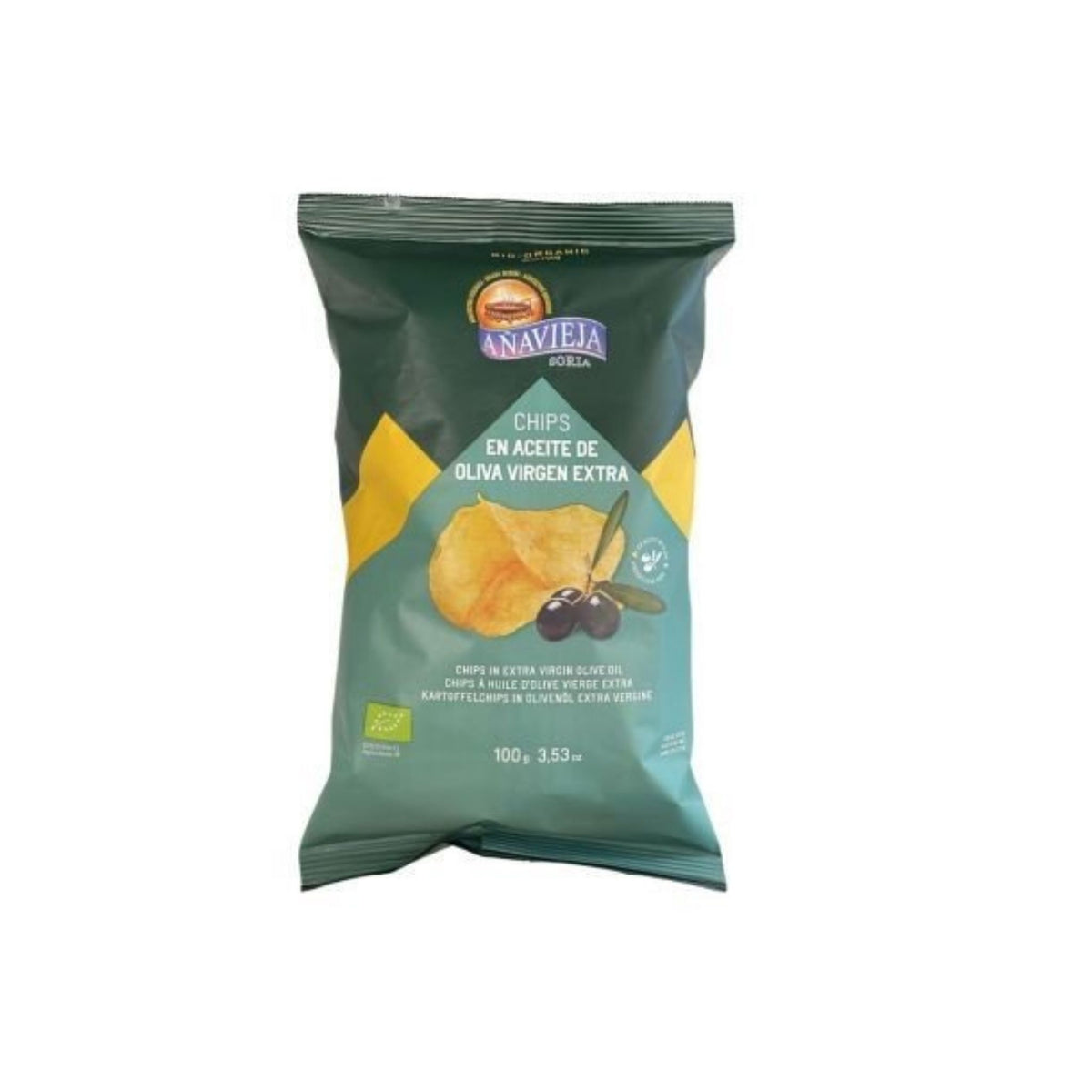Patatas Chips Aceite Oliva Eco 100g Añavieja
