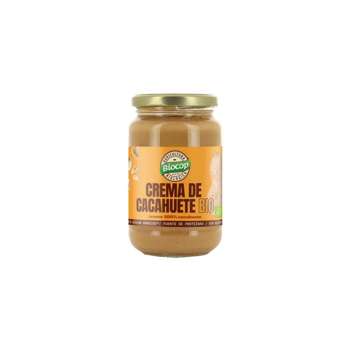 Crema de Cacahuete Eco 350g Biocop