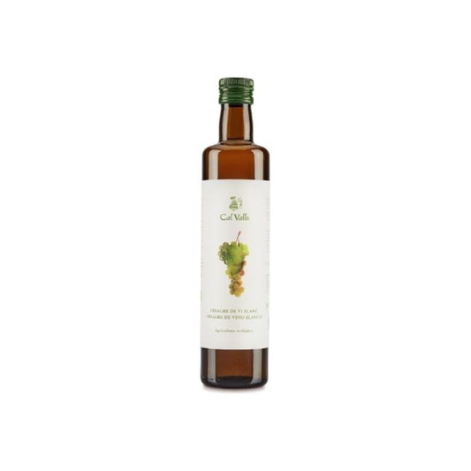 Vinagre De Vino Blanco Chardonnay Sin Filtrar Eco 500ml Cal Valls
