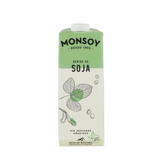 Bebida Vegetal de Soja SinGluten Bio 1L Monsoy