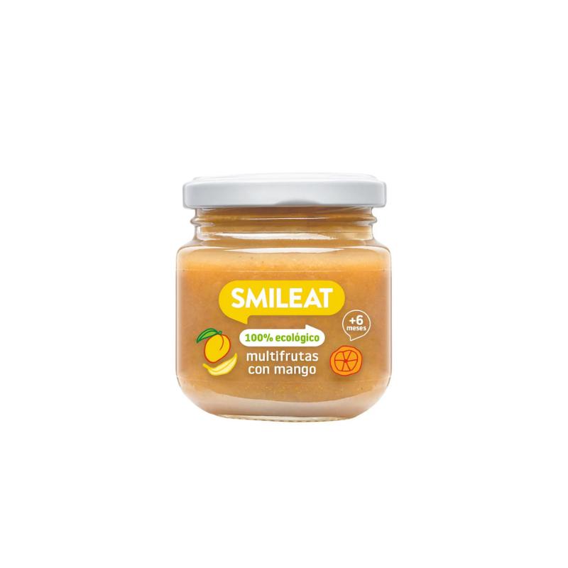Potito Multifrutas con Mango 6M SinGluten Eco 130g Smileat