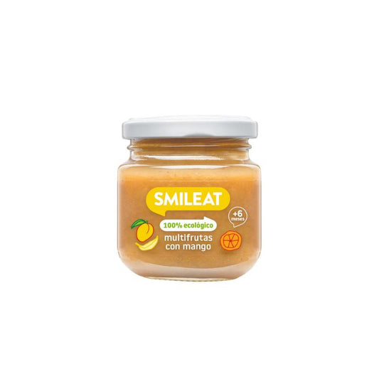 Potito Multifrutas con Mango 6M SinGluten Eco 130g Smileat