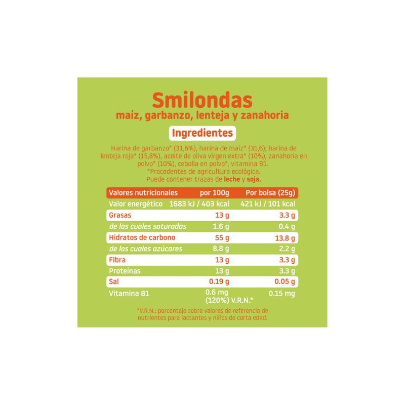 Smilondas Zanahoria Eco 25g Smileat