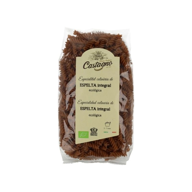 Espirales de Espelta Integral Eco 500g Castagno