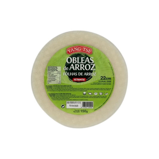 Obleas Arroz 150g Yang Tse