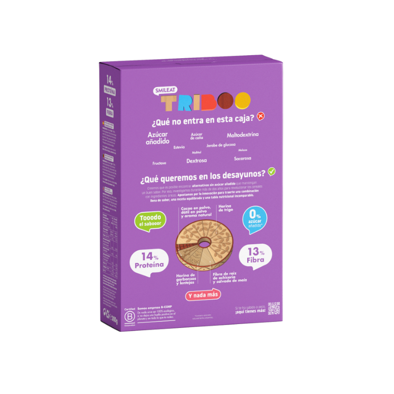 Cereales Triboo con Cacao Eco 300g Smileat