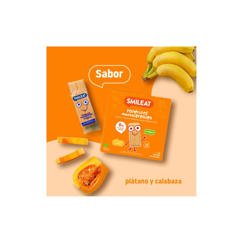 Panecillos Multicereales SinGluten Eco 60g Smileat