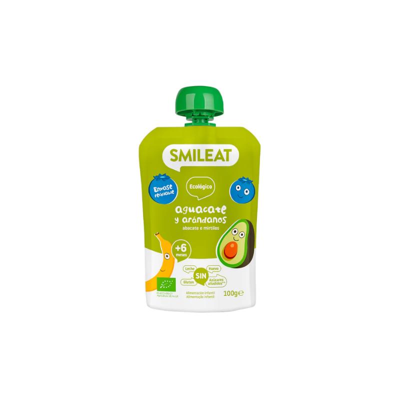 Bebible Aguacate Arandanos 6m Eco 100g