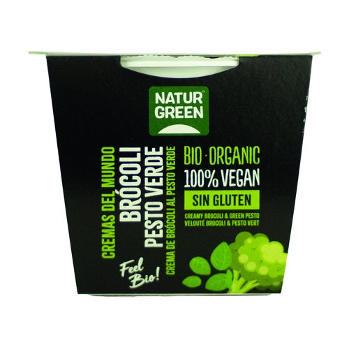 Crema Brocoli Pesto SinGluten Bio 310ml NaturGreen