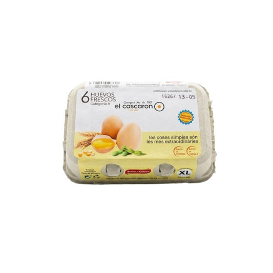 6 Huevos Frescos El cascaron