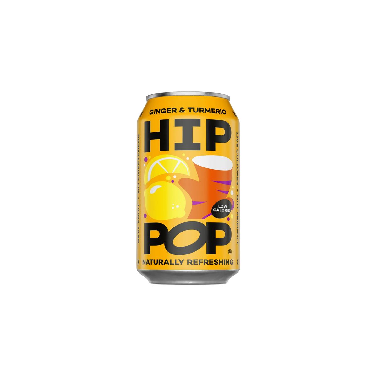 Refresco Jengibre Curcuma 330ml Hip Pop