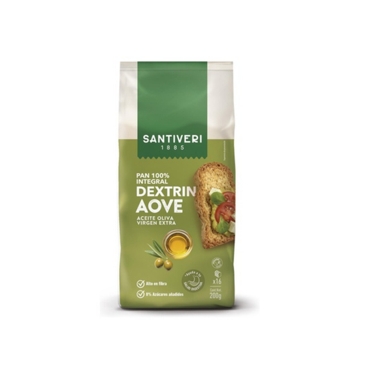 Pan Tostado 100% Integral Aove 200g Santiveri