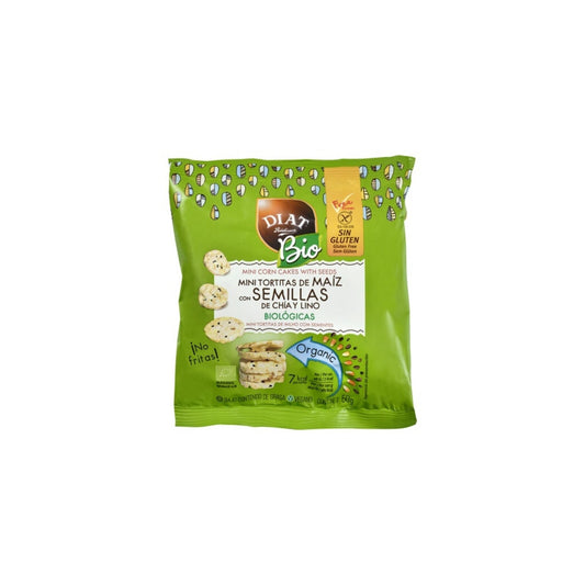 Mini Tortitas de Maiz Semillas Bio 50g Diat Radisson