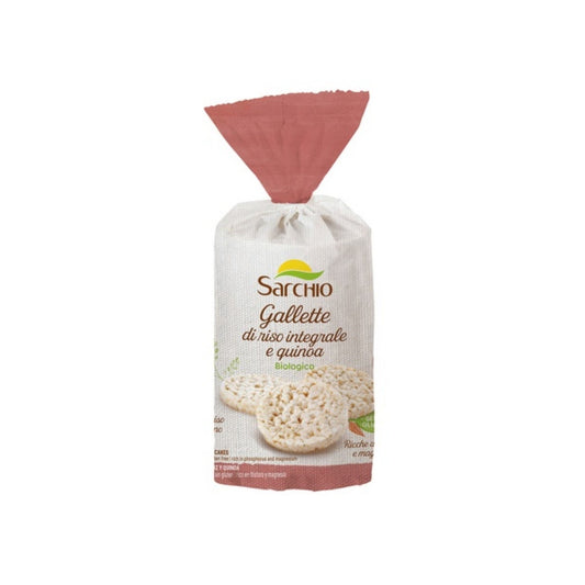 Tortitas Arroz y Quinoa Eco SinGluten Vegan 100g Sarchio