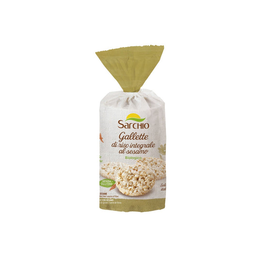 Tortitas Arroz Sesamo Eco SinGluten 100g Sarchio