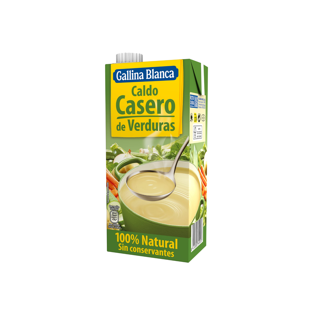 Caldo casero de verduras 100% natural Gallina Blanca