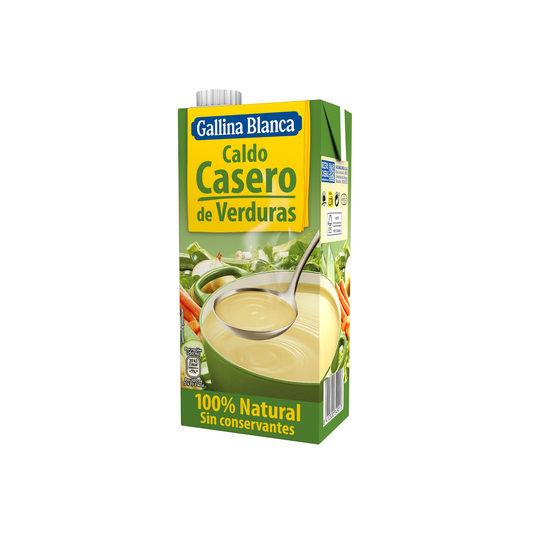 Caldo casero de verduras 100% natural Gallina Blanca