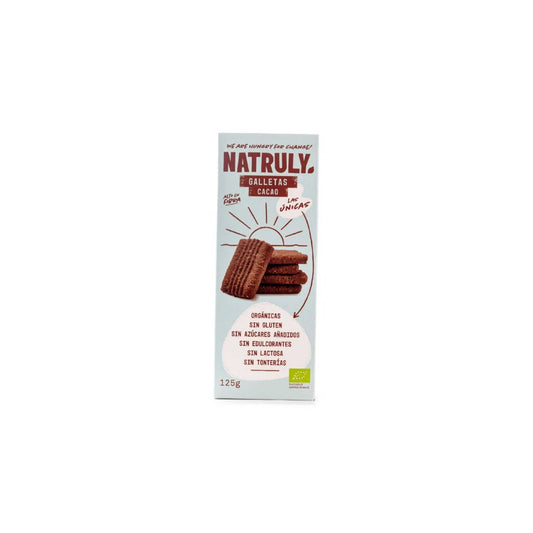 Galletas Cacao Bio Vegan 125g Natruly