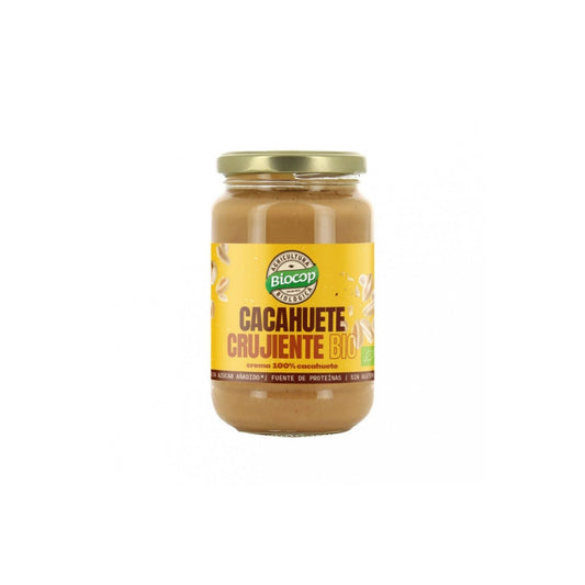 Crema de Cacahuete Crujiente Eco 350g Biocop