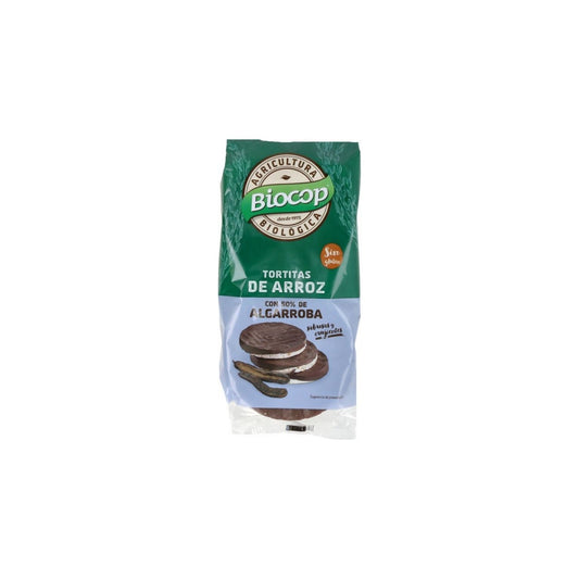 Tortitas de Arroz con Algarroba SinGluten Bio 100g Biocop