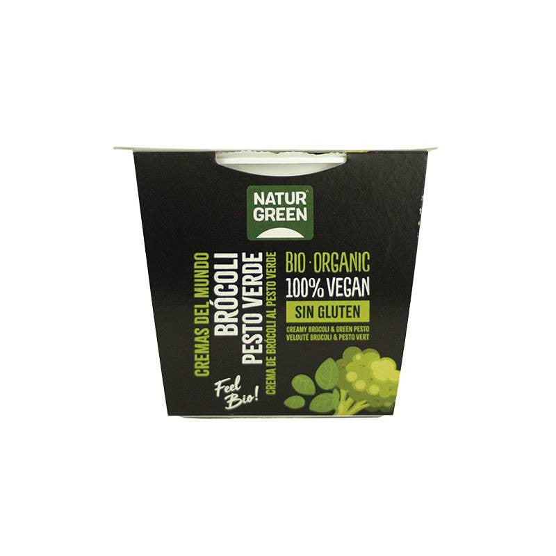 Crema Brocoli Pesto SinGluten Bio 310ml NaturGreen