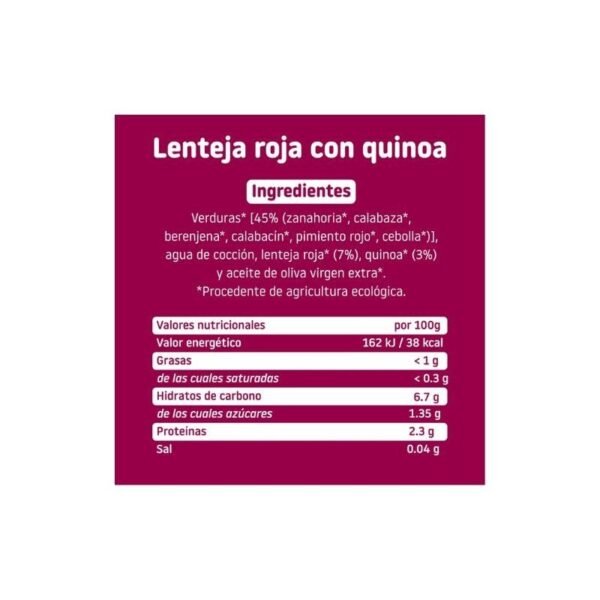 Potito Cachitos Lenteja con Quinoa 10M SinGluten Eco 230g Smileat