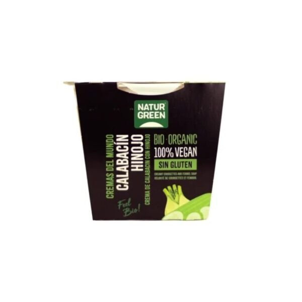 Crema Calabacin Hinojo SinGluten Bio 310ml NaturGreen