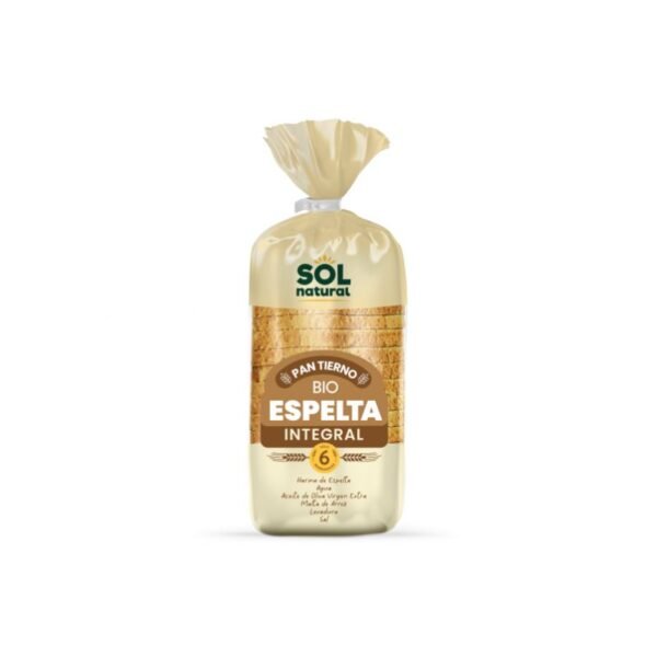 Pan de Molde Tierno Espelta Integral Eco 400g Solnatural