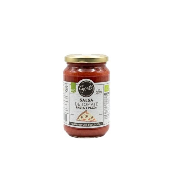 Salsa de Tomate para Pasta y Pizza Eco Vegan 350g Capell