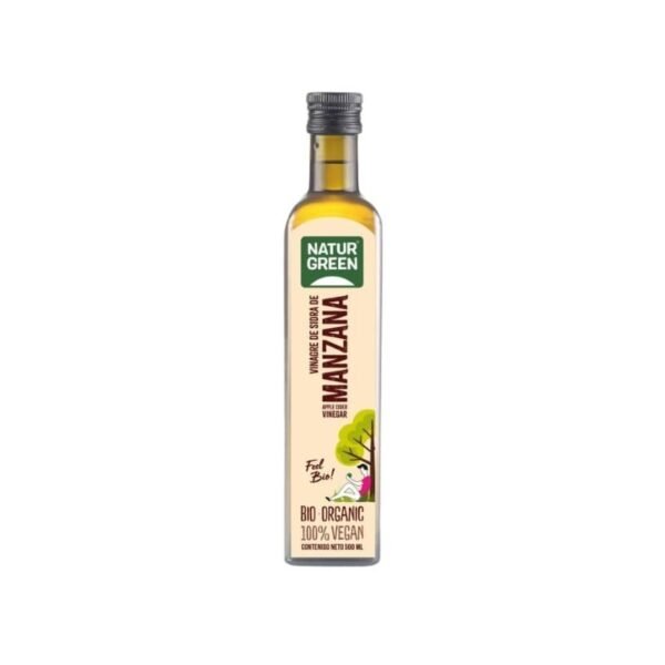 Vinagre de Sidra de Manzana Sin Filtrar Bio Vegan 500ml NaturGreen