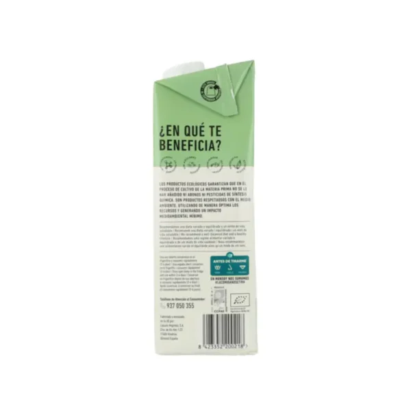 Bebida Vegetal de Soja SinGluten Bio 1L Monsoy