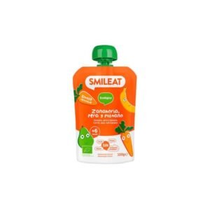 Bebible Zanahoria Pera Platano 6M SinGluten Eco 100g Smileat