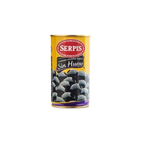 Aceitunas negras sin hueso Serpis