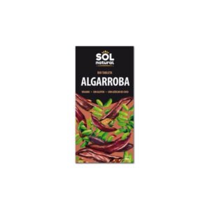 Chocolate Algarroba SinGluten Bio Vegan 70g Solnatural