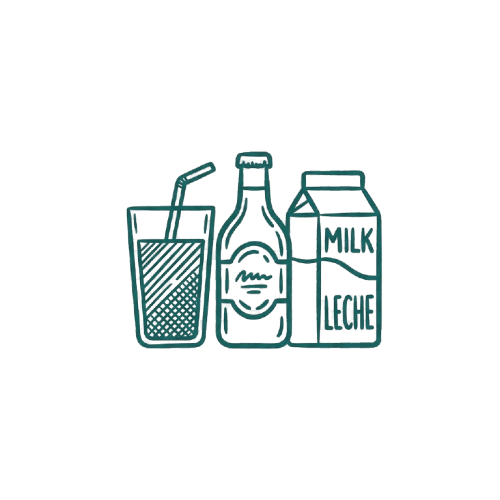 Leche, bebidas y refrescos